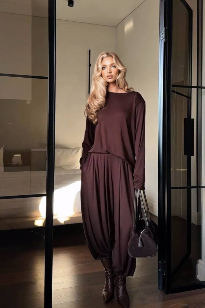 Loose T-shirt And Bloomers Set