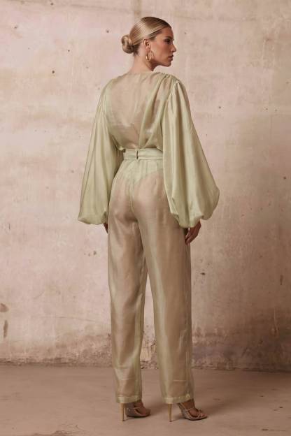 Tulle bodysuit And Pants Set