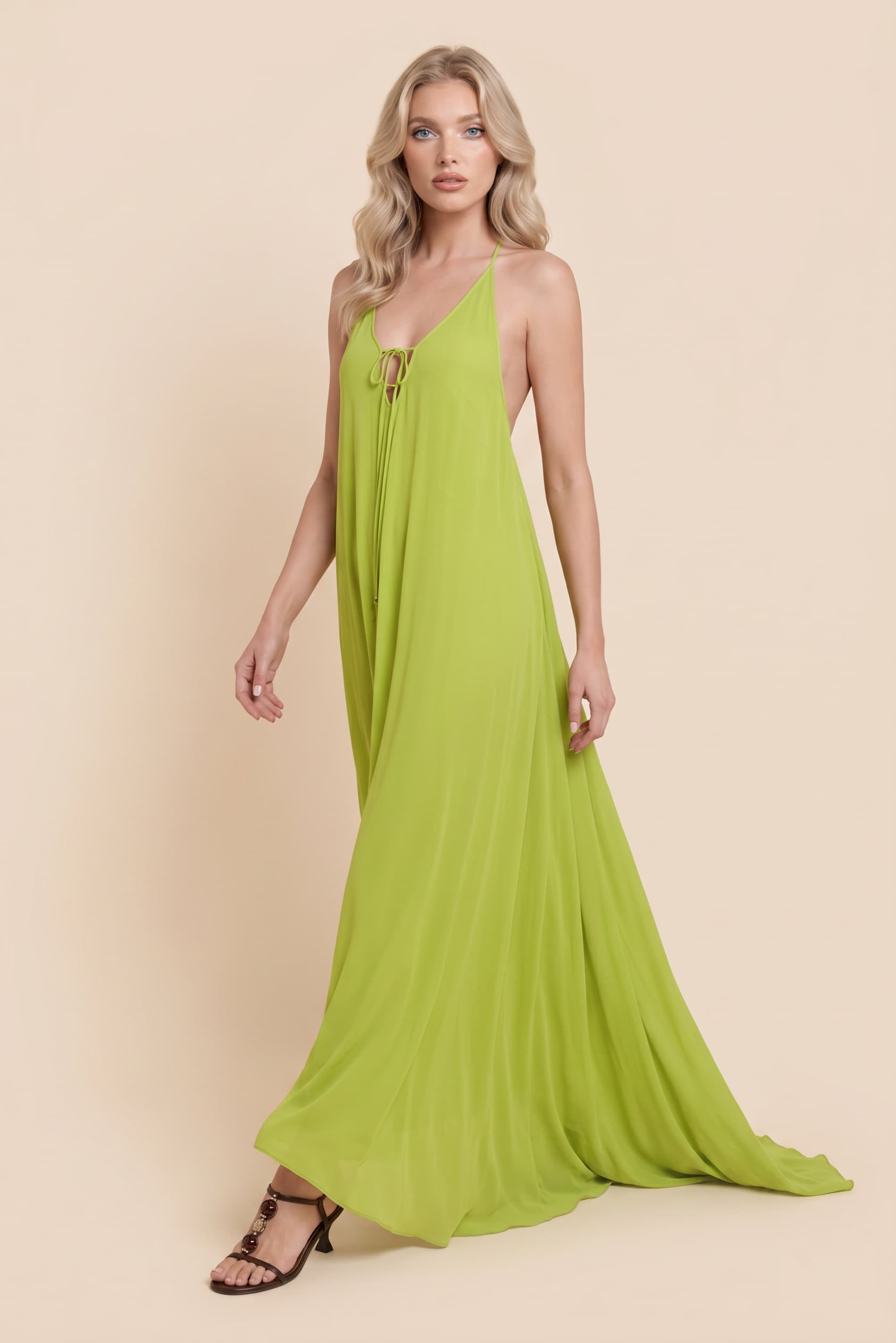 Vacation Style Loose Maxi  Dress