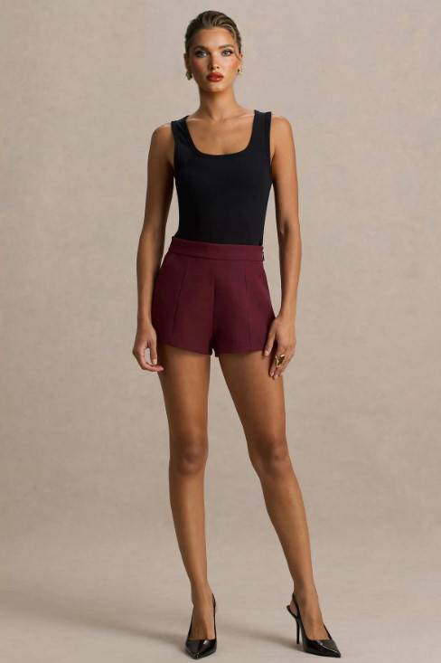 Minimalist Blazer And Shorts Set