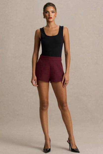 Minimalist Blazer And Shorts Set