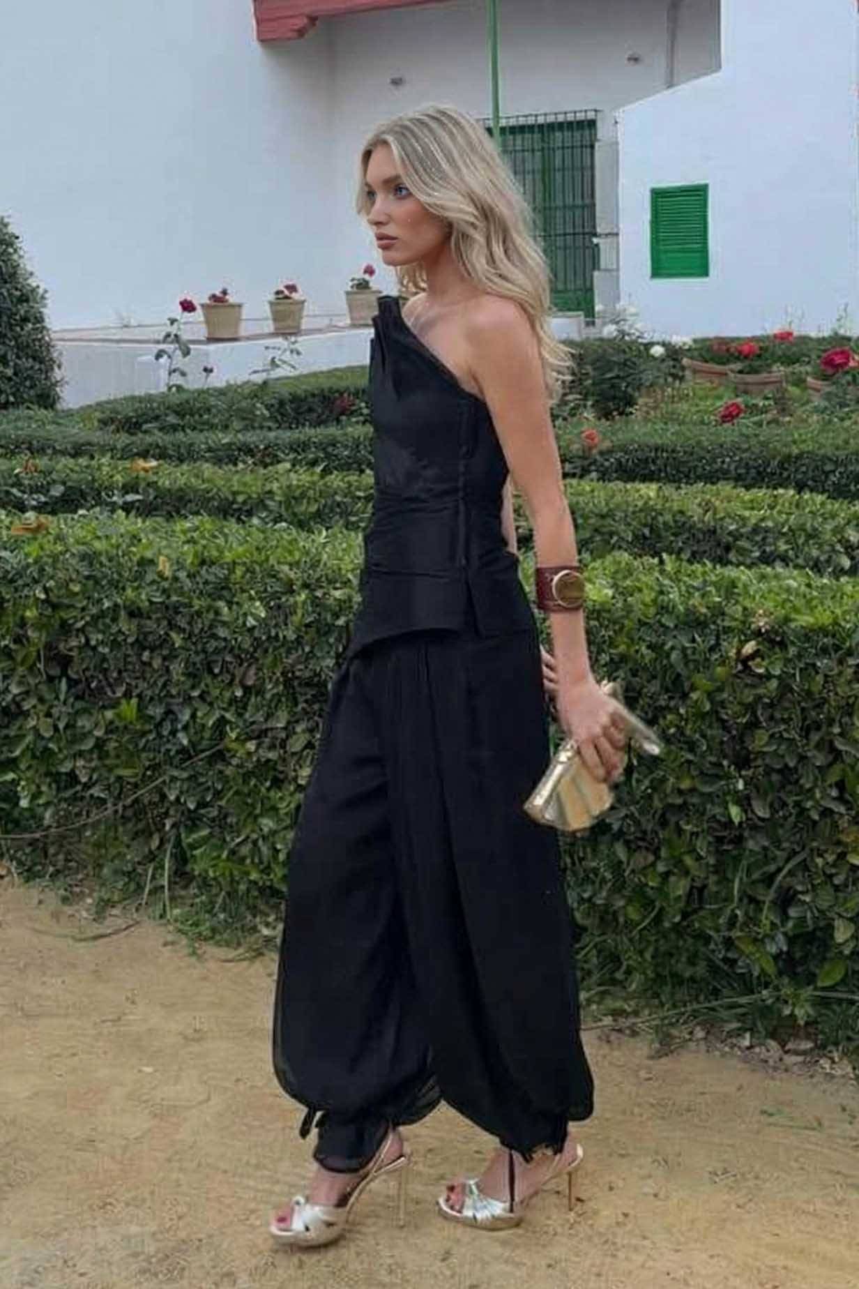 Strapless Top And Bloomers Set