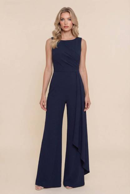 Asymmetric Streamer Design Jumpsuit