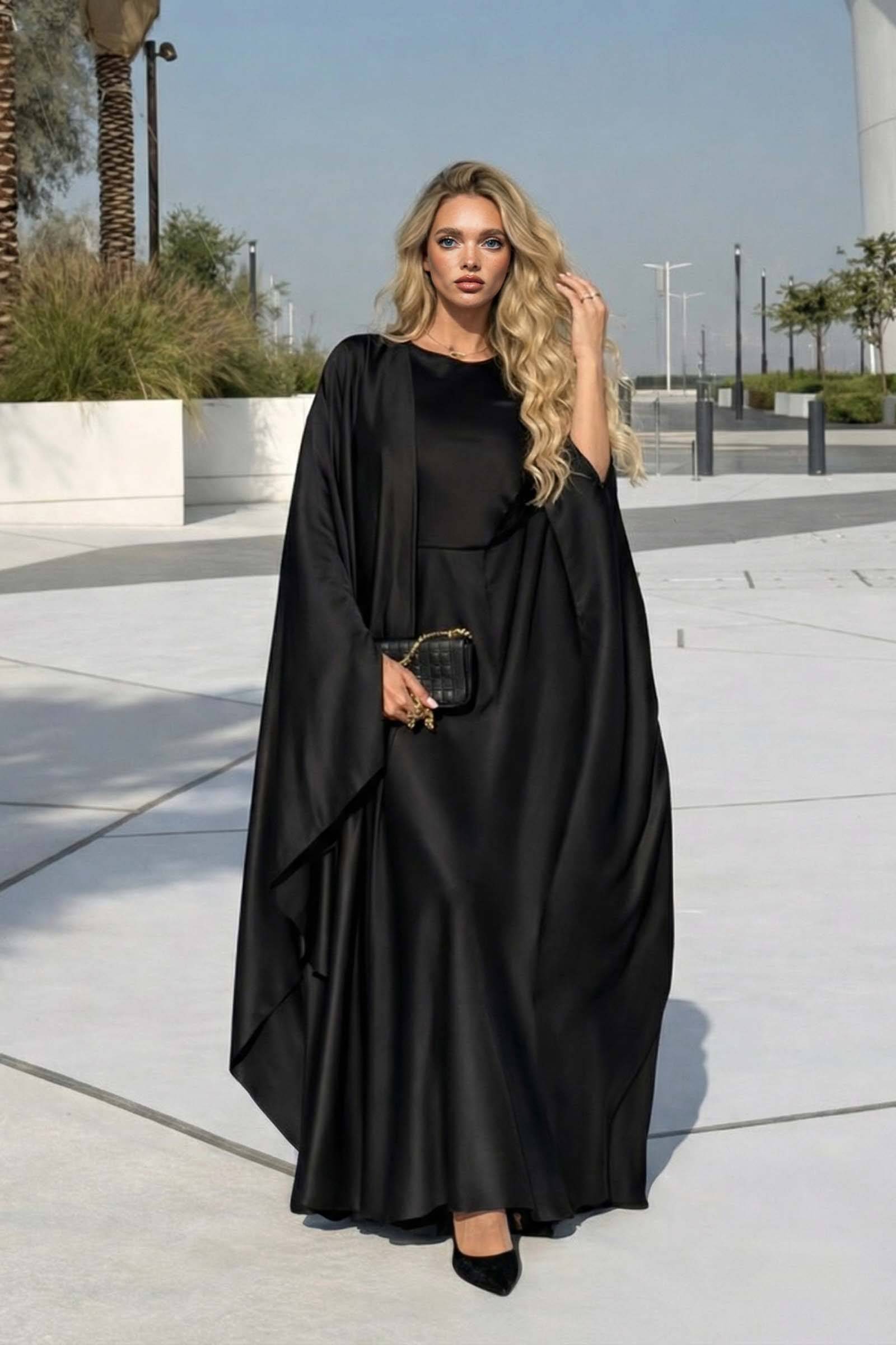 Short Sleeve Maxi Dress Shawl Set