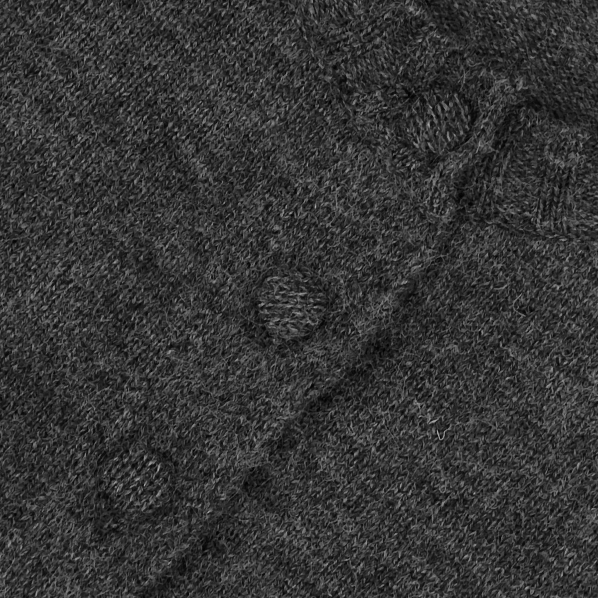 Two-piece set: fitted knit cardigan and knit mini skirt