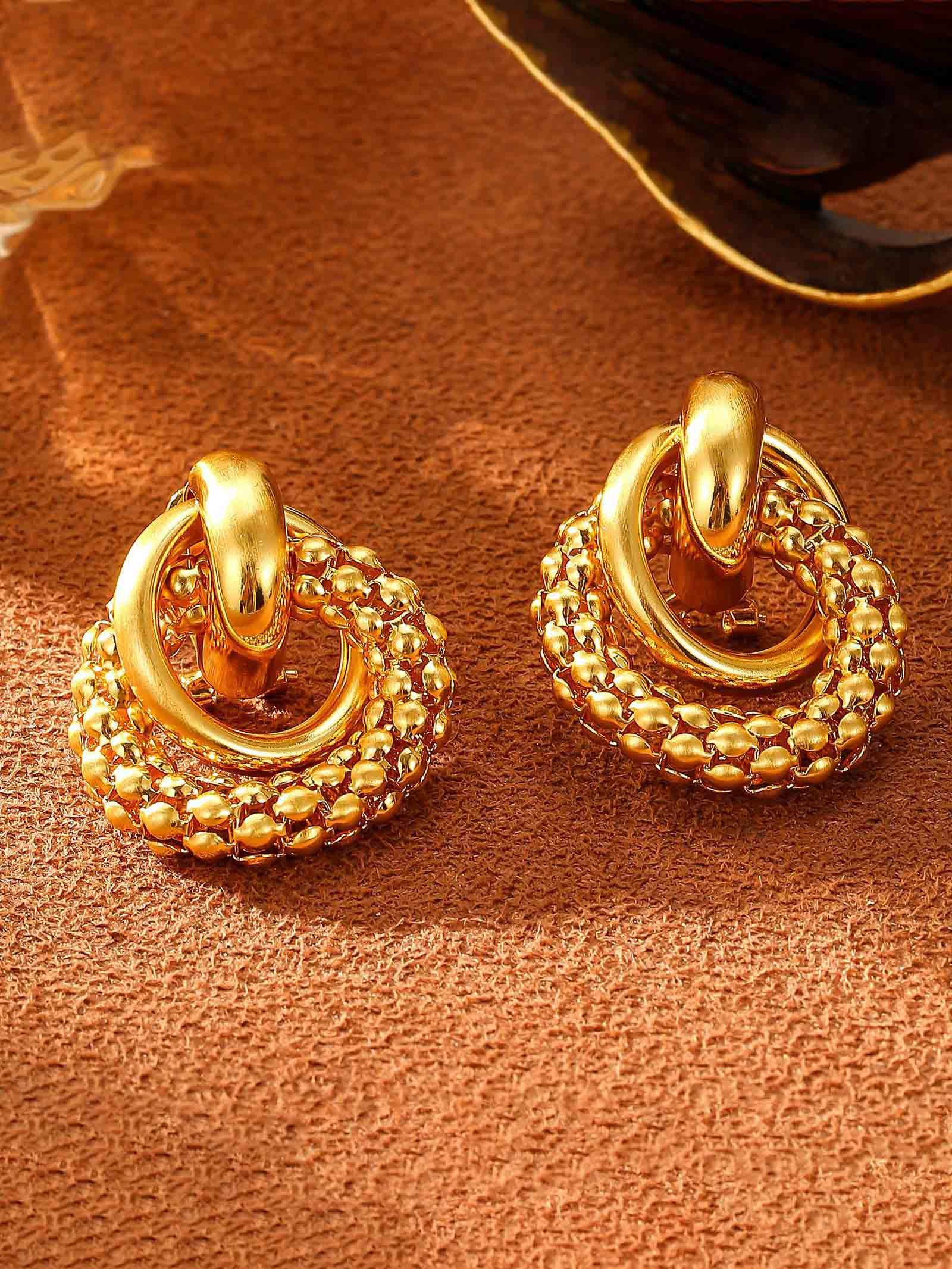 Temperament Hollow Hoop Earrings