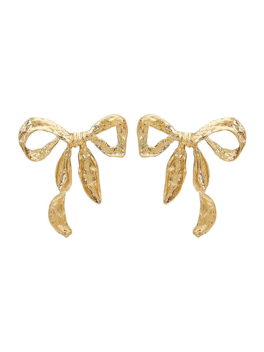 Retro Simple Bow Earrings