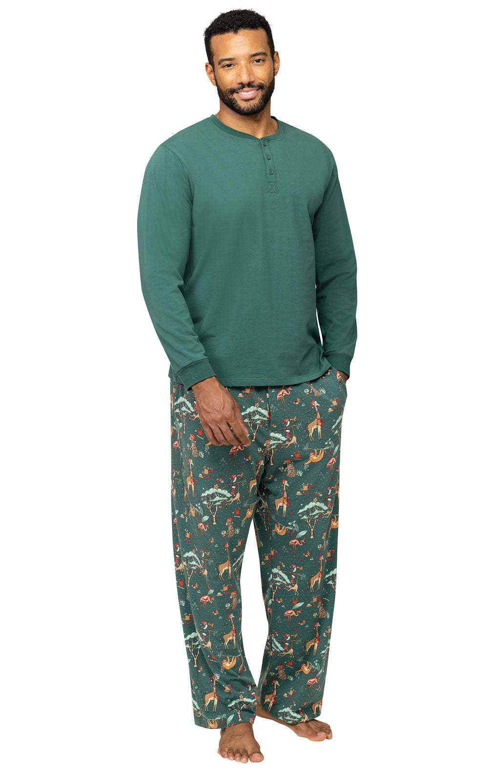 Christmas Cute Animals Fmalily Matching Pajamas Sets