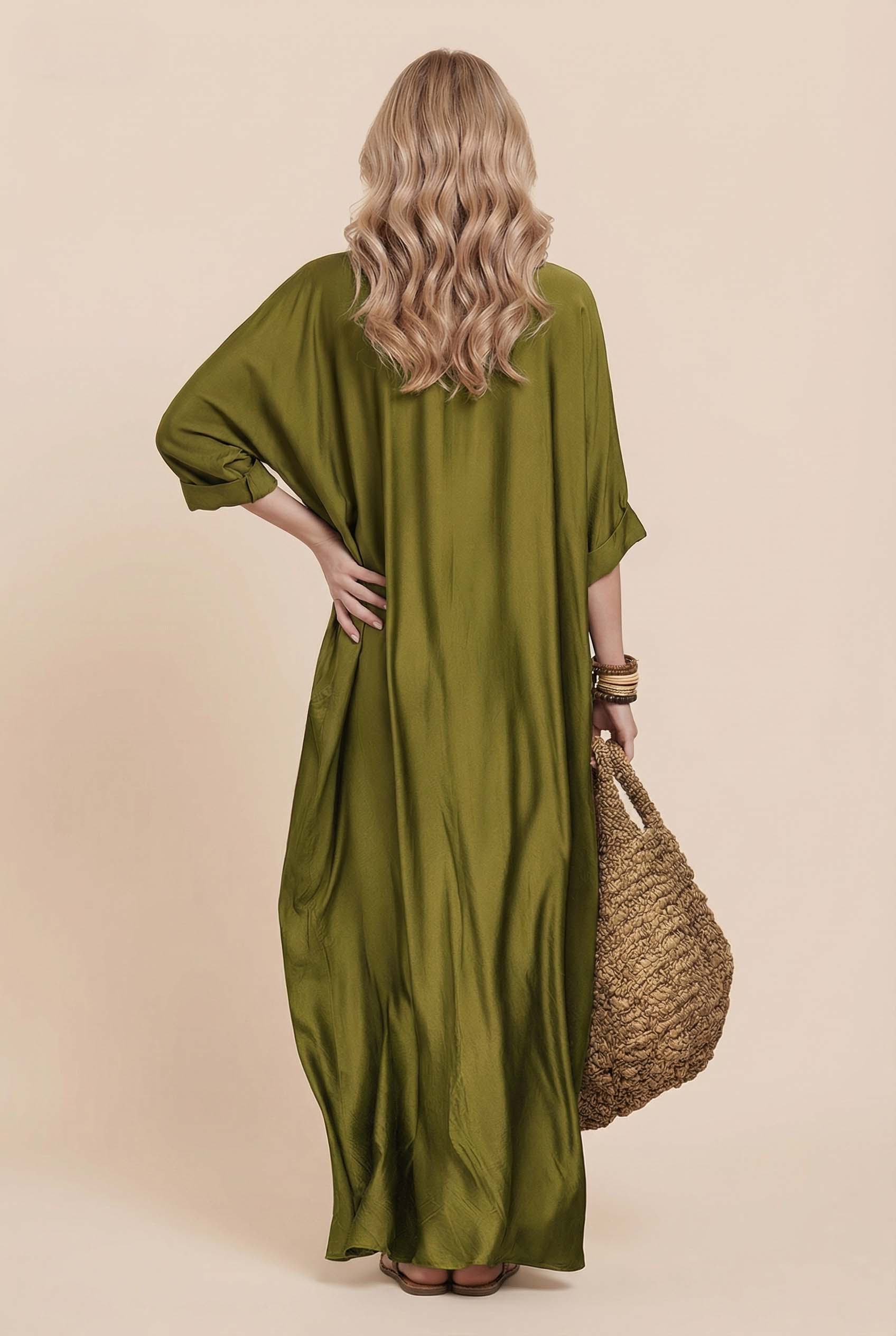 Minimalist Loose Shirt Dress