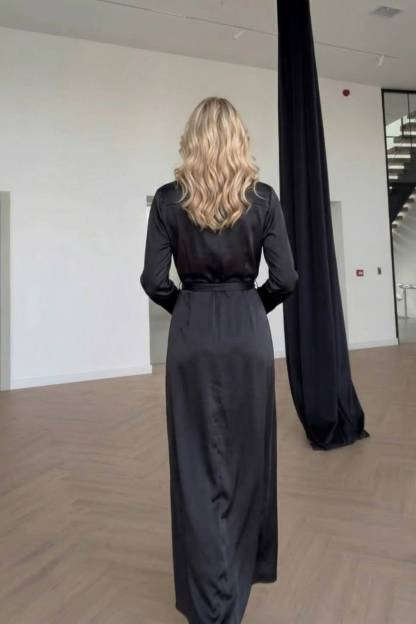 V-Neck Slit Maxi Dress
