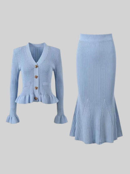 Exquisite Knitted Fishtail Skirt