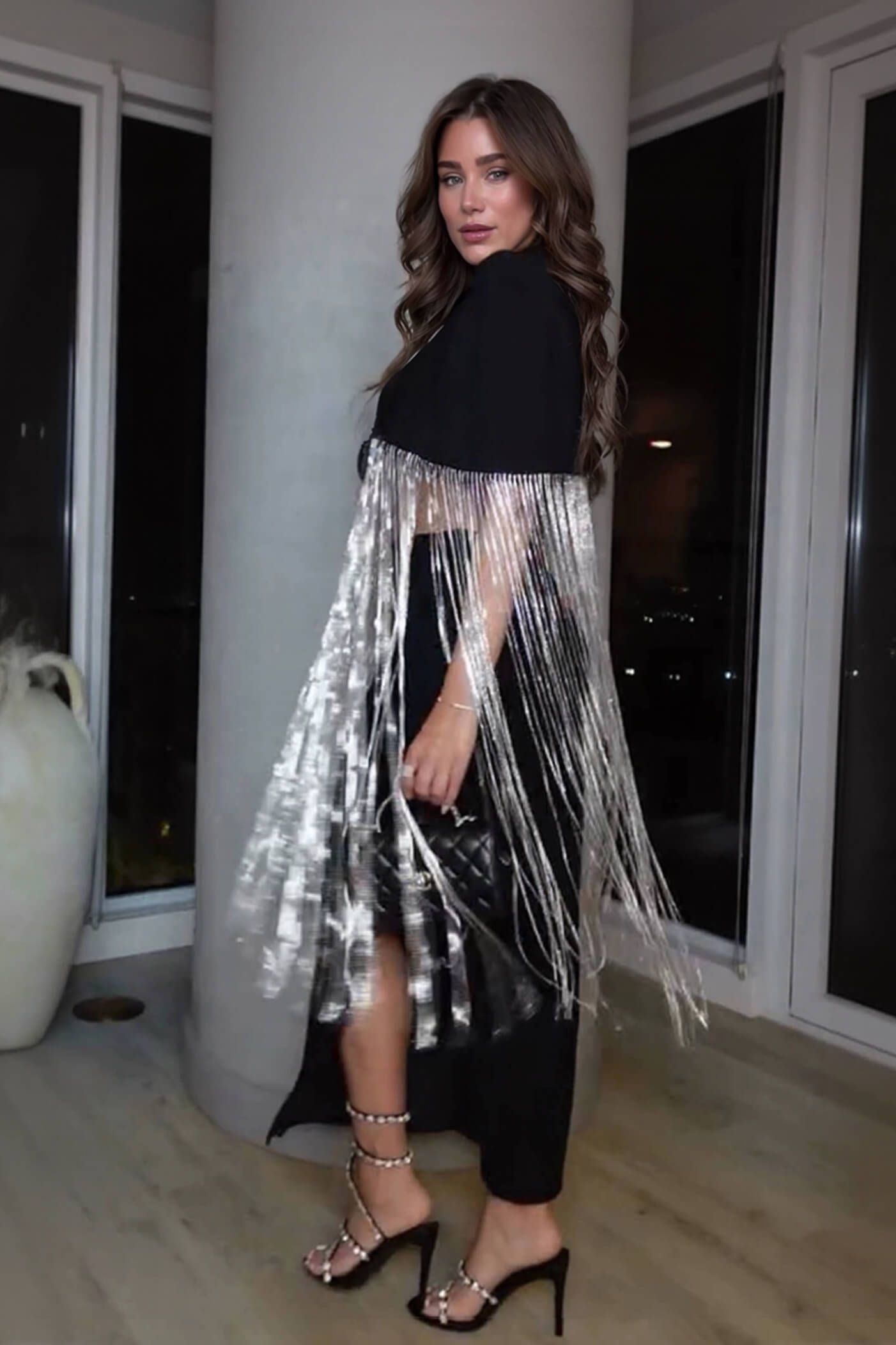 Fashion Tassel Patchwork Loose Party Top