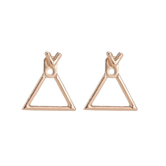 Trendy Cute Nickel Free Square Stud Earrings