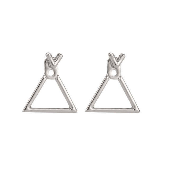 Trendy Cute Nickel Free Square Stud Earrings