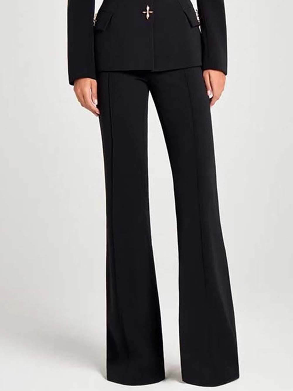 Fashion Casual Long-Sleeve Button Detailing Blazer