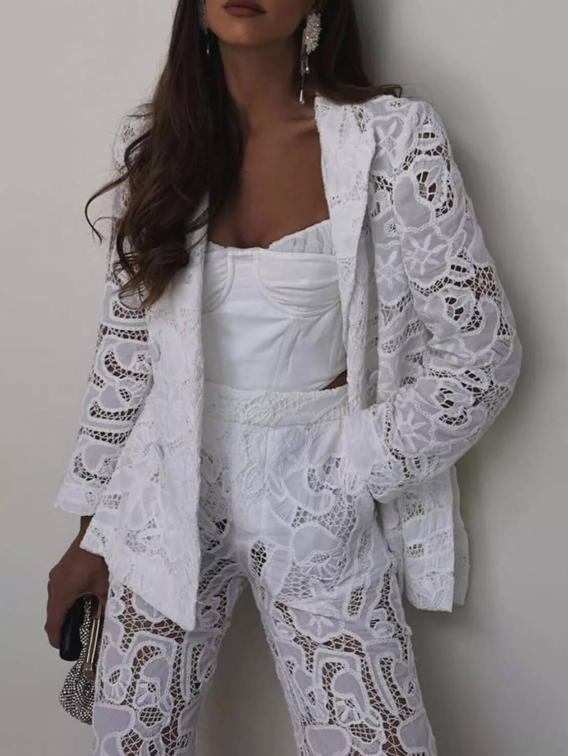Elegant Casual Lace Loose Suit Jacket