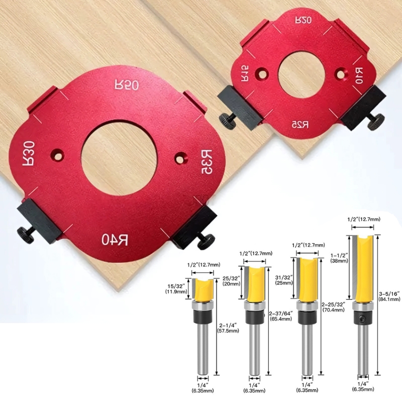 TACTREK 4 IN 1 Router Template-Tactrek