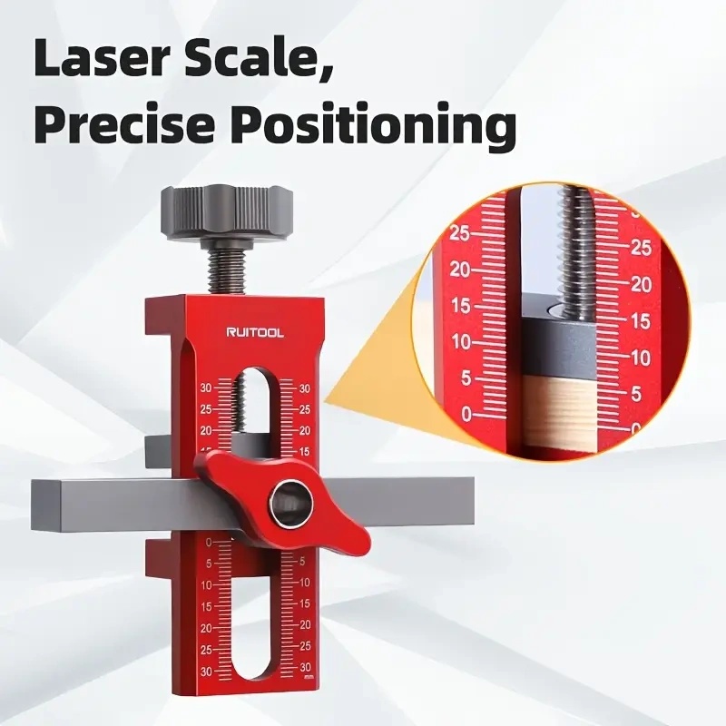 Drilling Guide Locator - Cabinet Door Instillation Mounting Jig-Tactrek