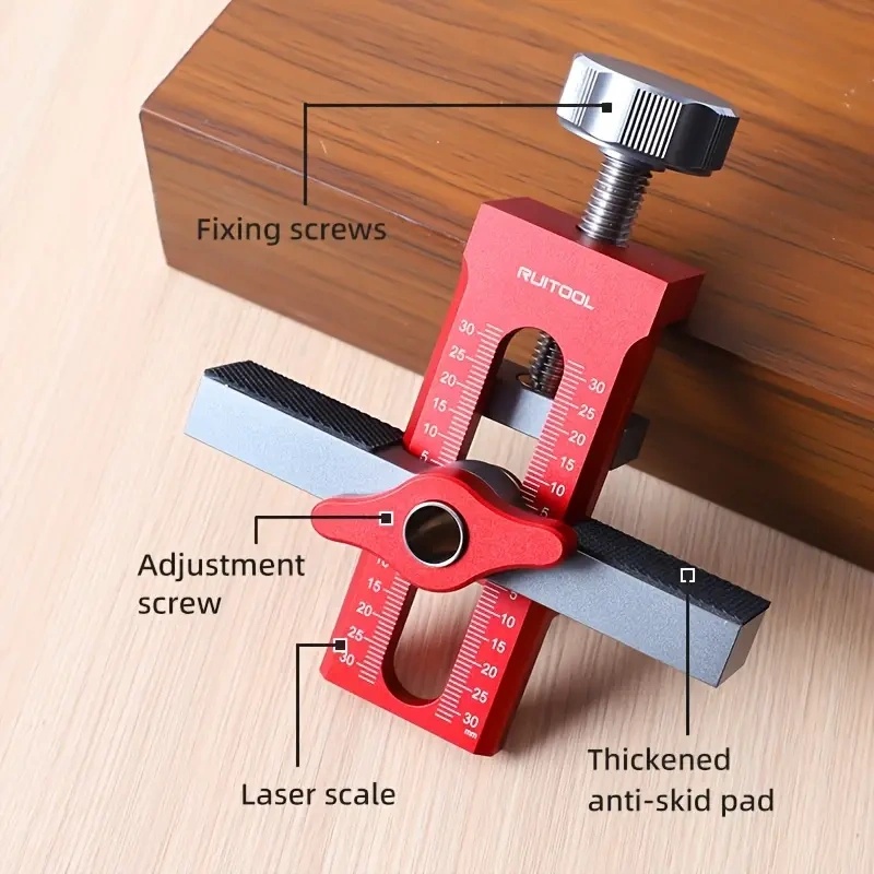 Drilling Guide Locator - Cabinet Door Instillation Mounting Jig-Tactrek