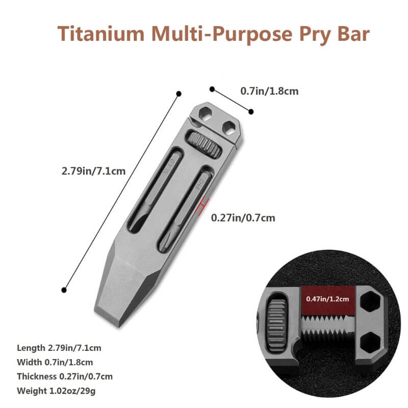 TitanTact Mini Multi-Pry Bar-Tactrek