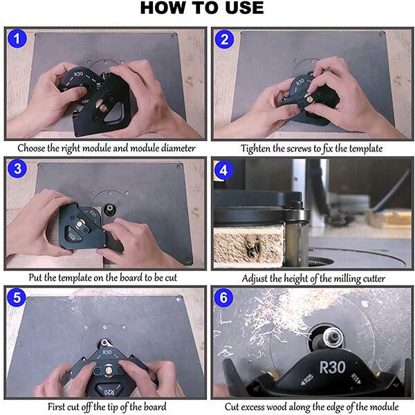 TACTREK™ Corner Radius Routing Templates-Tactrek