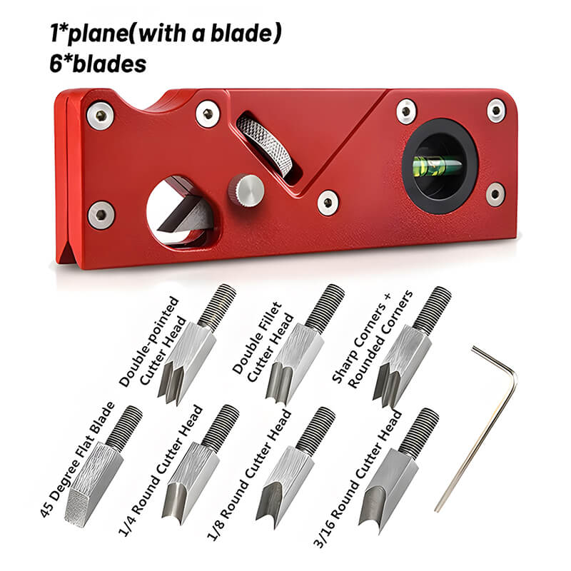 TACTREK™ Edge Corner Plane Chamfer Plane for Woodworking