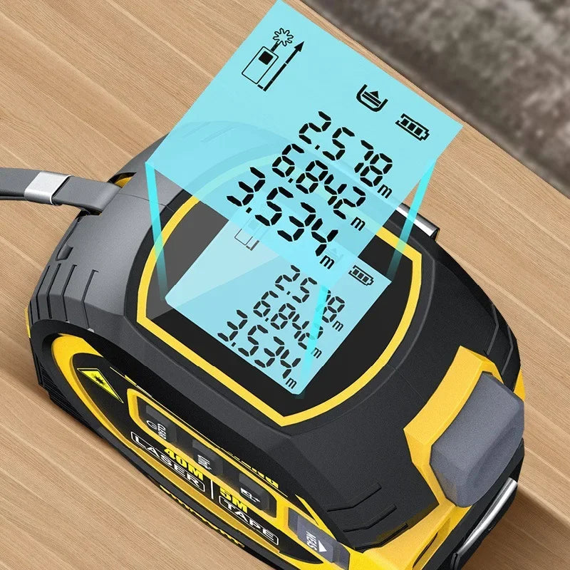 TACTREK 3-IN-1 Digital Laser Tape Measure-Tactrek