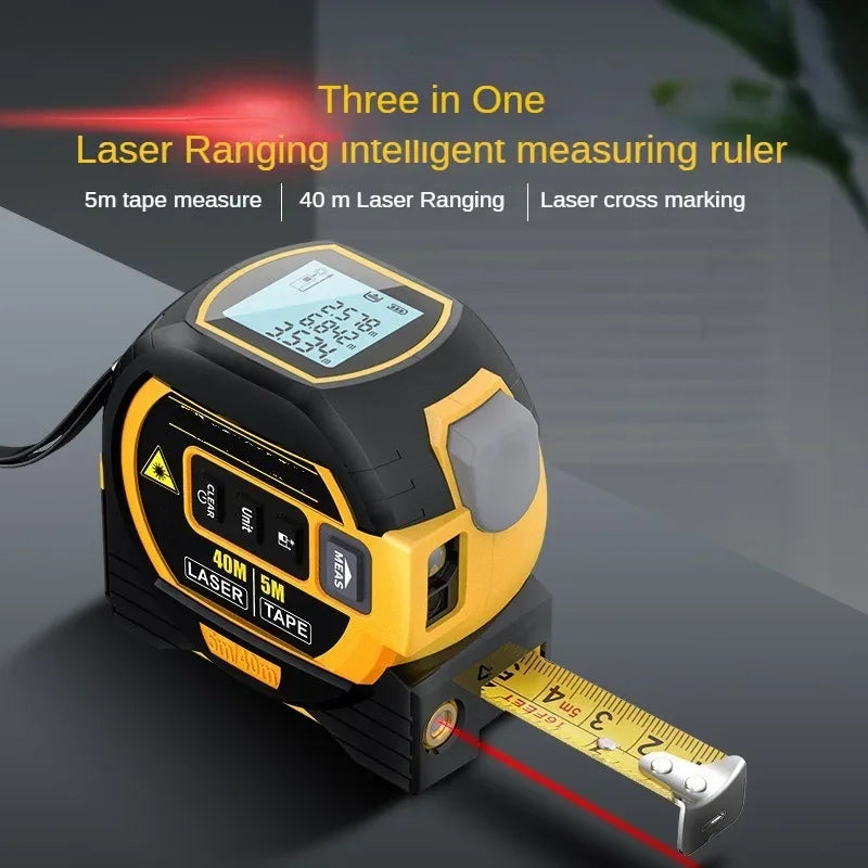 TACTREK 3-IN-1 Digital Laser Tape Measure-Tactrek