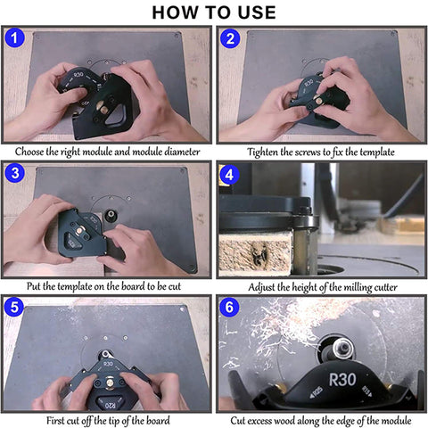 Levoite&trade; Corner Radius Routing Templates