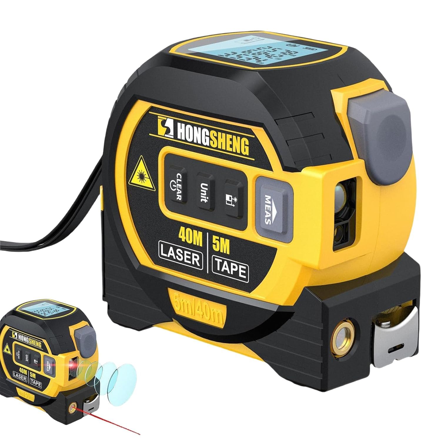 TACTREK 3-IN-1 Digital Laser Tape Measure-Tactrek