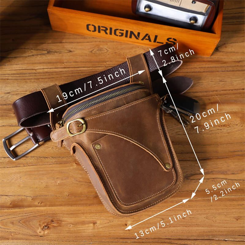  Leather Belt Sheath-Tactrek