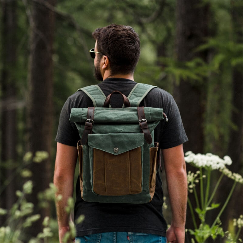  Vintage Canvas Backpack-Tactrek