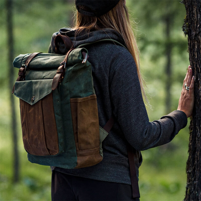 Vintage Canvas Backpack-Tactrek