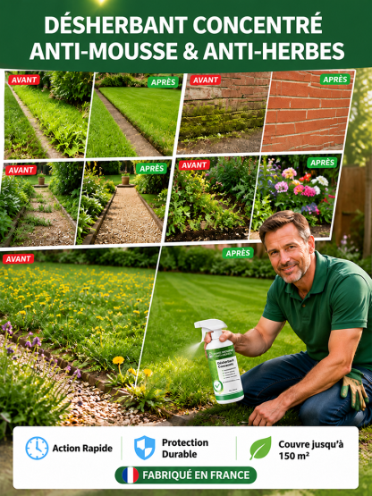 [Éradication totale] Spray pour lutter contre les mauvaises herbes et les bambous indésirables