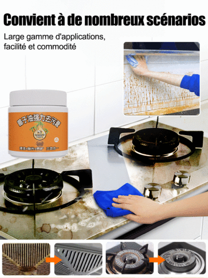 【🏡Détachant multi-usages】Crème détachante puissante à l'huile de coco