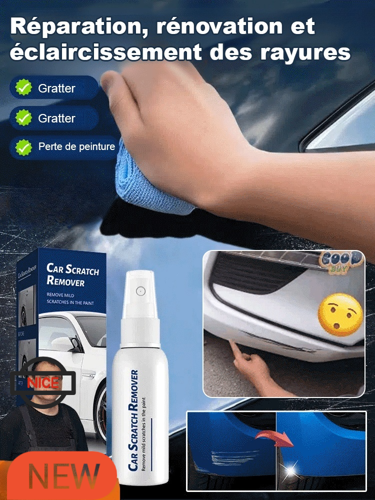 Spray de réparation des rayures pour voiture