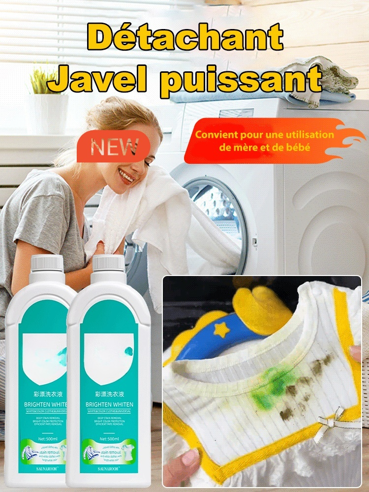 【🔥Vieux vêtements deviennent neufs】Détergent détachant et ravivant.