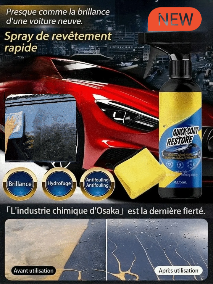 Spray de revêtement nano pour voiture