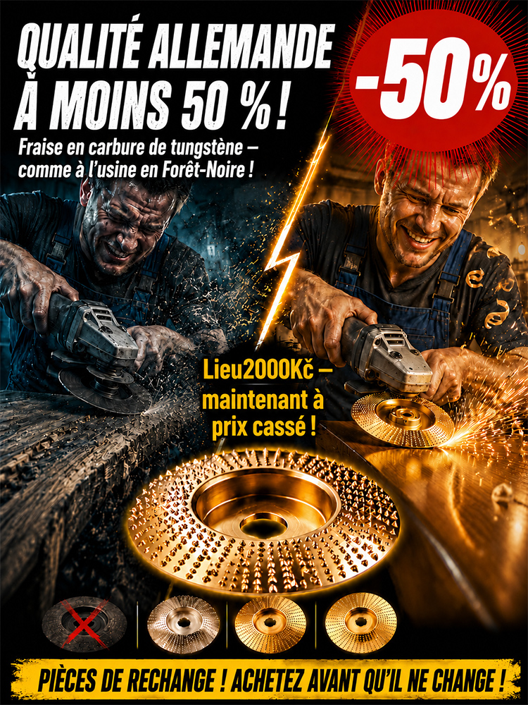 Disque abrasif pour meuleuse – Sculpture et polissage rapides🔥Divisez votre temps de travail par 10!🛠️Un polissage miroir parfait et ultra-rapide, sans aucune rayure!⚡
