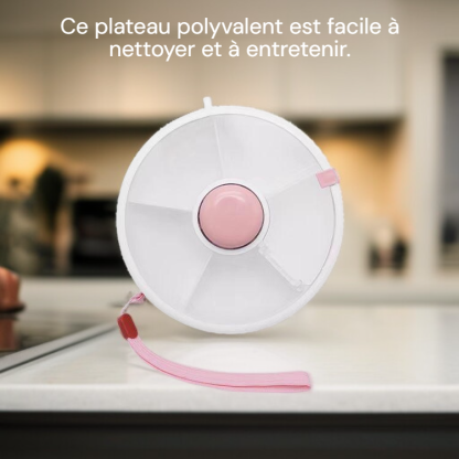 Plateau à fruits rotatif, boîte à fruits secs hermétique