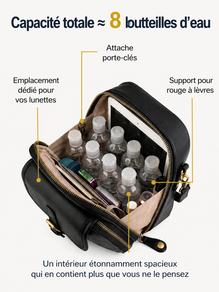Sac Bandoulière Unisexe Tendance avec Protection RFID | À Moitié Prix ! Haut de gamme et organisation parfaite en un seul sac – offrez-vous cet accessoire digne d'Hollywood pour le prix d'un burger!