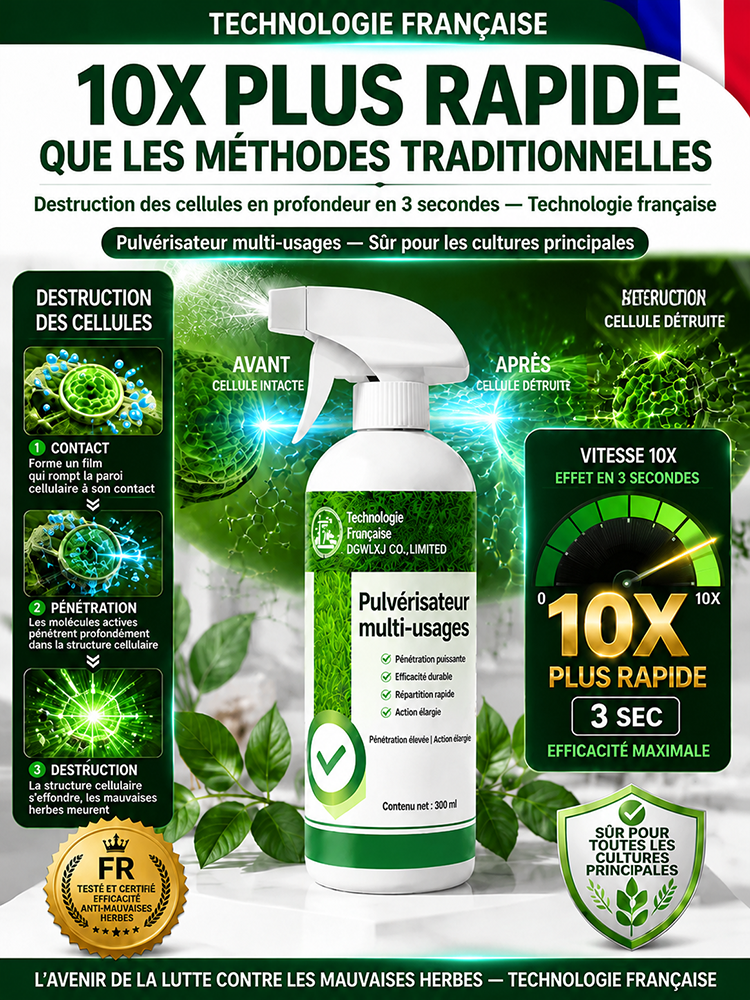 [Éradication totale] Spray pour lutter contre les mauvaises herbes et les bambous indésirables