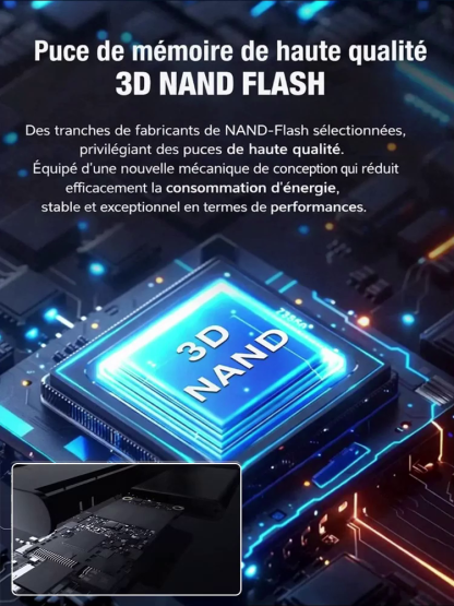 SSD portable à haute vitesse pour téléphone et ordinateur