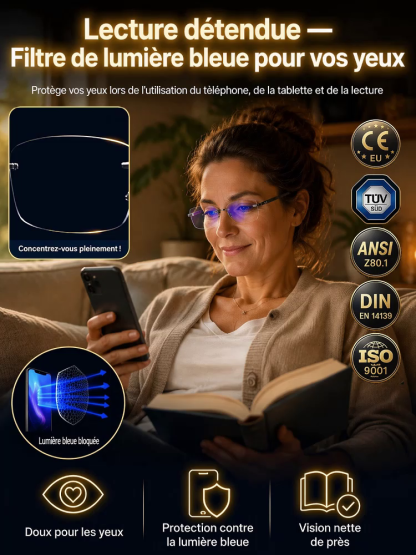 【 Révolution Optique 】Fini l'opticien! Découvrez les lunettes intelligentes 6-en-1 : autofocus instantané, anti-lumière bleue et solaires.