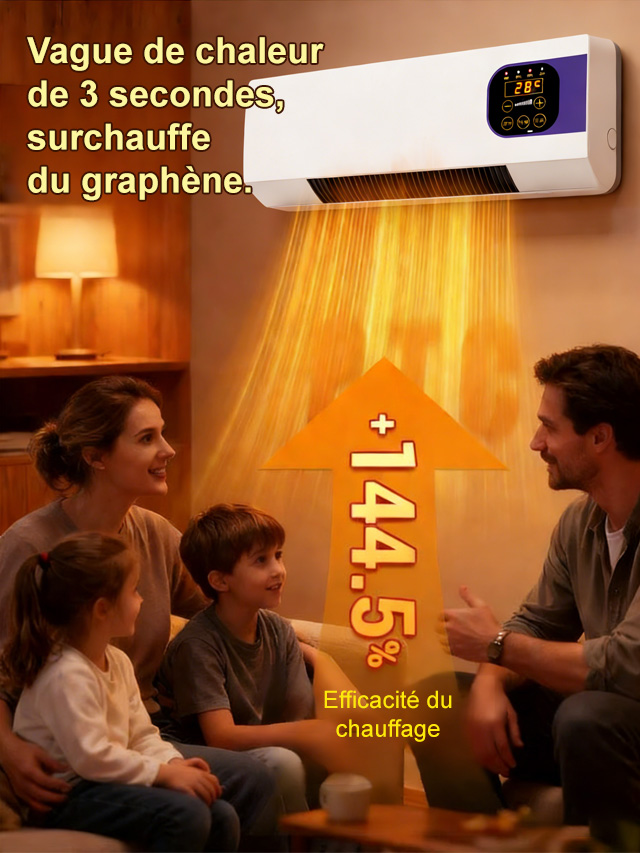 Chauffage mural d'appoint – Dernières pièces en stock avant liquidation d'usine!