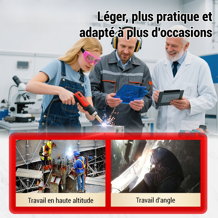 【90℃-480℃ réglable】soudeuse laser portative