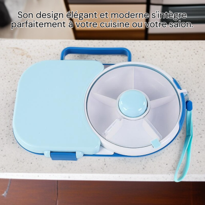 Plateau à fruits rotatif, boîte à fruits secs hermétique