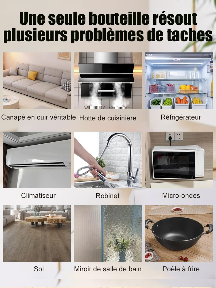 【🏡Détachant multi-usages】Crème détachante puissante à l'huile de coco