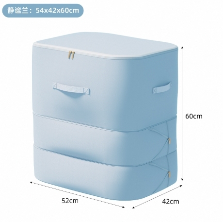 Sac de rangement pliable et compressible à trois couches [triple capacité]