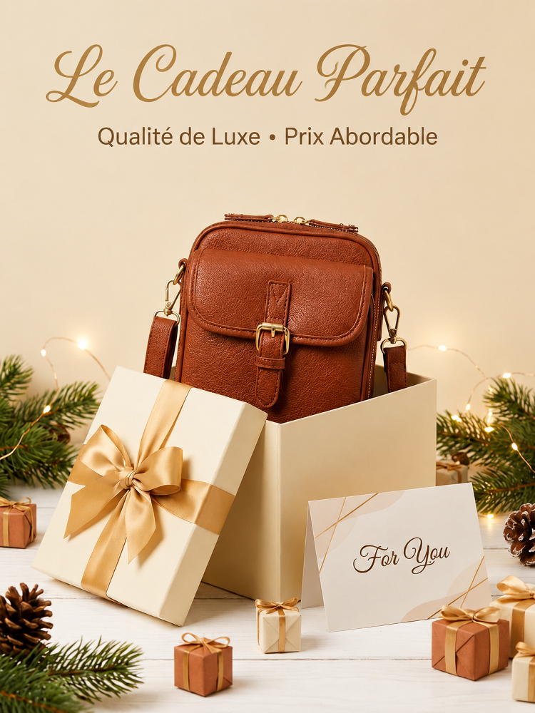 Sac Bandoulière Unisexe Tendance avec Protection RFID | À Moitié Prix ! Haut de gamme et organisation parfaite en un seul sac – offrez-vous cet accessoire digne d'Hollywood pour le prix d'un burger!